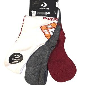 Converse Half Cushion Ultra Low Logo No-Show Socks